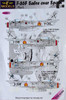 LFMC3211 LF Models 1/32 North-American F-86F Sabre over Spain part I. 2 decal options with mask for Kinetic kit