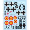 BUC-32007 Attittude Aviation 1/32 Messerschmitt Bf.109F Spanish Air Force decal sheet