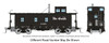 RPI225006 HO D&RGW End Cupola As-built Steel Caboose: Black Scheme: #01430