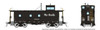 RPI225011 HO D&RGW End Cupola Steel Caboose w/ Post-War Mods: Black Scheme: #01443