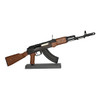 GOAAK-BLACK 1/3 Scale Die Cast AK47 Model Rifle, Black