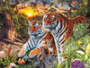 SBP33-70561 HIDDEN TIGERS 400 pc PUZZLE
