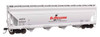 WALM49211 HO ACF 5250 4-Bay Centerflow Covered Hopper - Ready to Run -- El Rexene ACFX #53854
