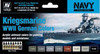 VLJ71615 Vallejo 17ml Bottle Navy Kriegsmarine WWII German Model Air Paint Set (8 Colors)