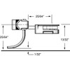 KAD31 HO #31 Plastic-Shank Coupler - Kit - Magne-Matic(R) -- Long 25/64" Underset w/#233 Draft Gear Boxes 2 Pair