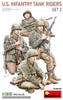 MNA53035 MiniArt 1/35 U.S. Infantry Tank Riders Set 2, WWII Military Miniatures