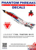 PPD72001 1/72 Phantom Phreaks Decals - F-4EJ Phantom II JASDF Final White Phantom