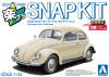 AOS06800 Aoshima 1/32 SNAP KIT #20-LB Volkswagen Beetle (Light Beige)