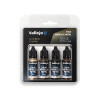 VLJ77258 18ml Aged Metal True Metallic Metal Paint Set (4 Colors)
