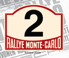 32122 Monte Carlo Rally Plates