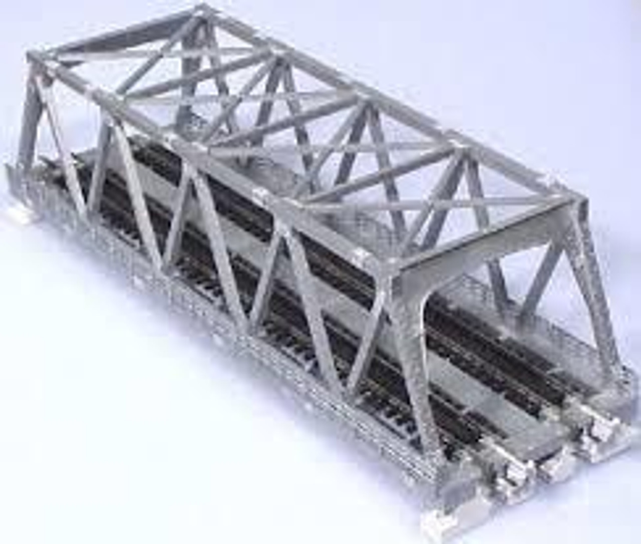 KAT20437 N scale 248mm 9-3/4" Double Track Truss Bridge, Silver