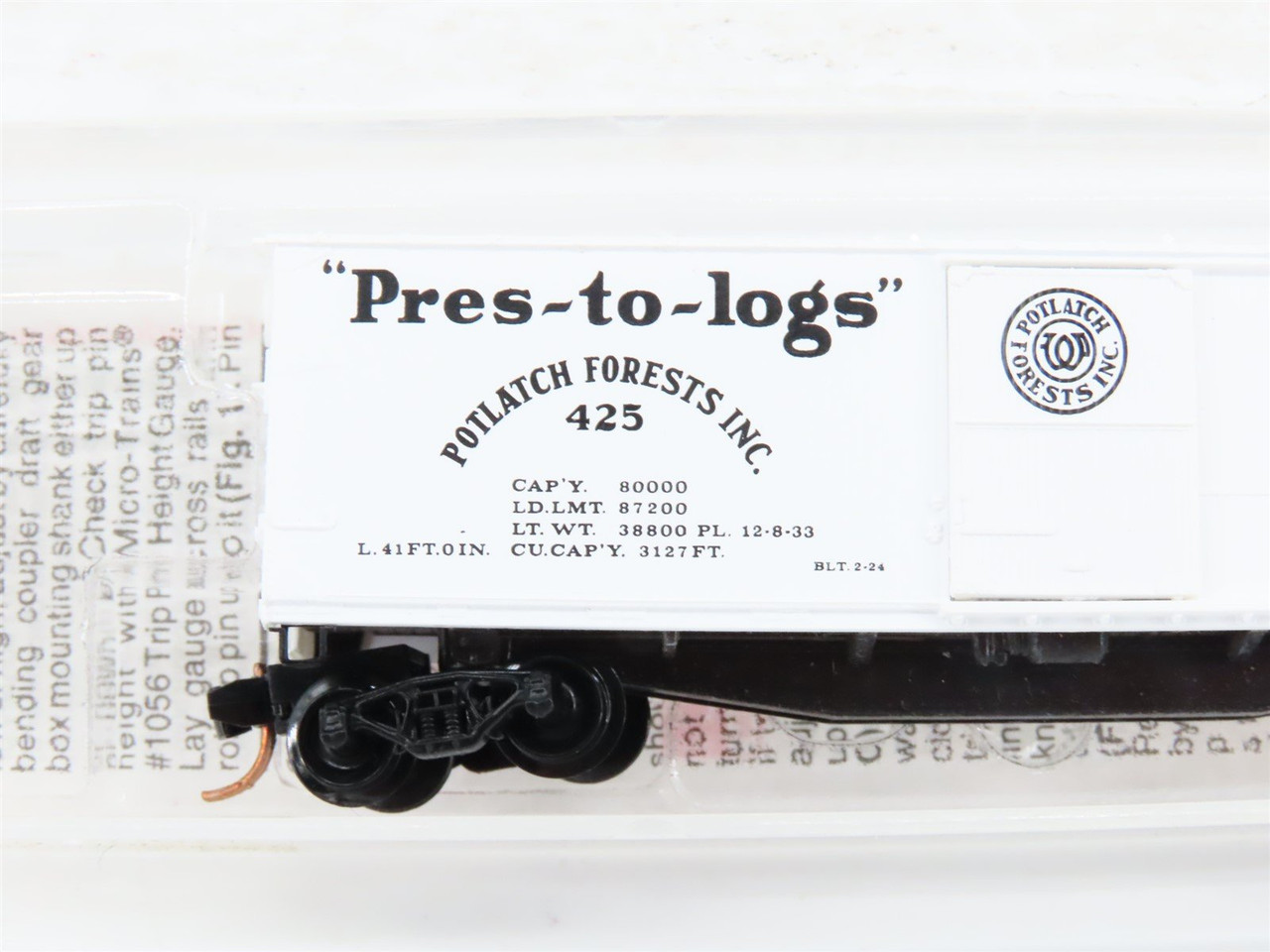 MTL42060 N Potlatch Forests Inc Box Car