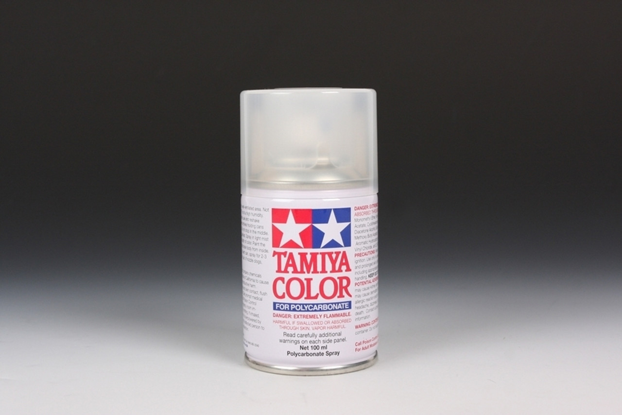 TAM86055 PS-55 Flat Clear 100ml Spray Can Polycarbonate Paint