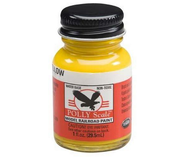 F414125 (D)  Railbox Yellow 1oz Poly Scale