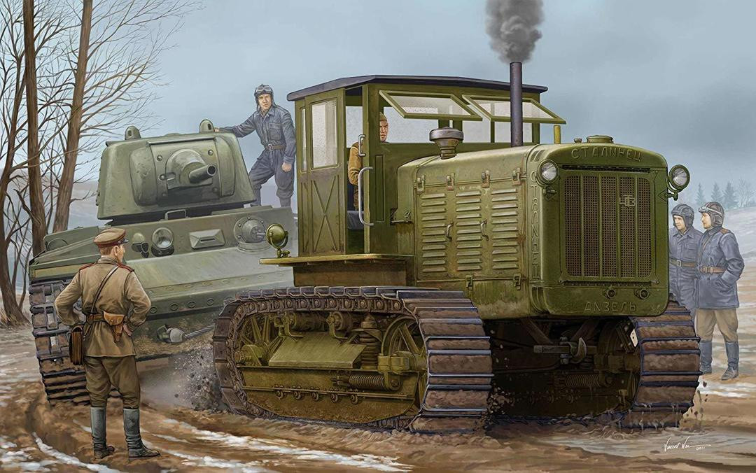 5539 1/35 Russian ChTZ S-65 Tractor with Cab