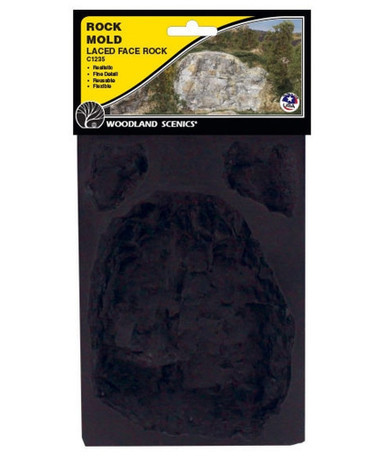 WOOC1235 Rock Mold Laced Face Rock
