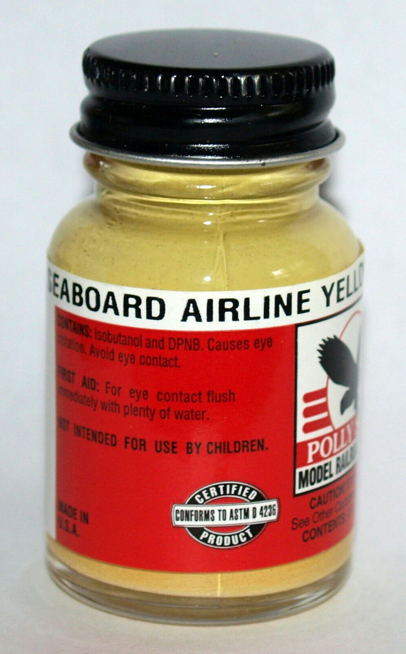 F414384 (D)  Seaboard Air Line Yellow 1oz Polly Scale