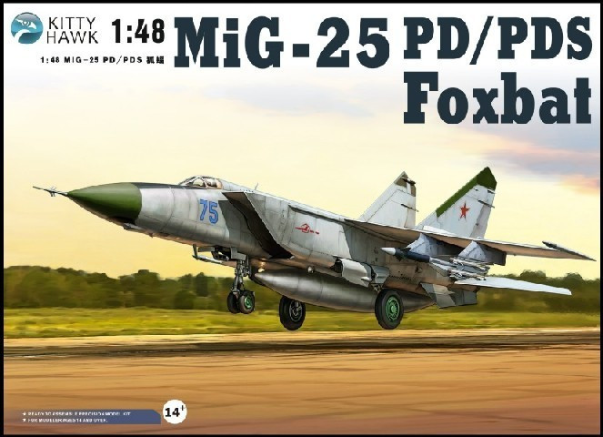 KTY80119  MiG25PD/PDS Foxbat Fighter 1/48