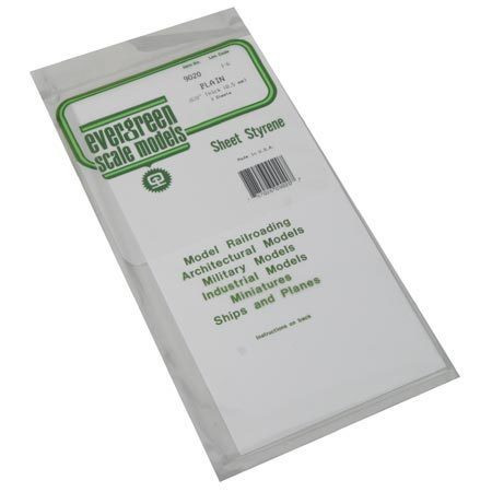 EVG9020 White Sheet .020 x 6 x 12 3