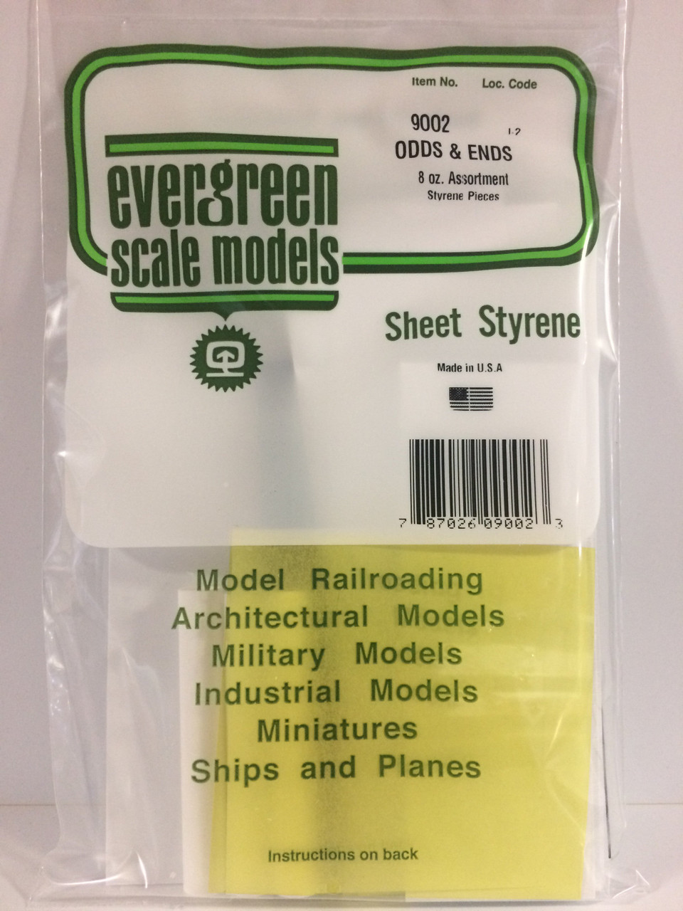 EVG9002 White Sheet Odds & Ends