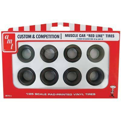 AMTPP013/24 1/25 Red Line Tires Parts Pack