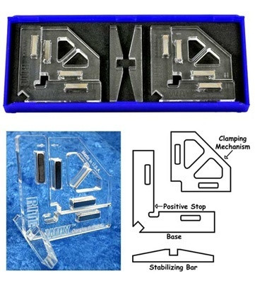 (SO) Riteway N and Z Scale 90 deg Clamping Tool Set (2 Clamps)