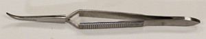 (D) 10310 Fine Point Curved X-Action Tweezers *