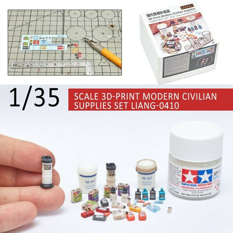 LIA0410 3D-print Model Civilian Supplies (1/35)