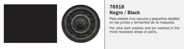 VLJ76518 Black Model Wash 35ml Bottle