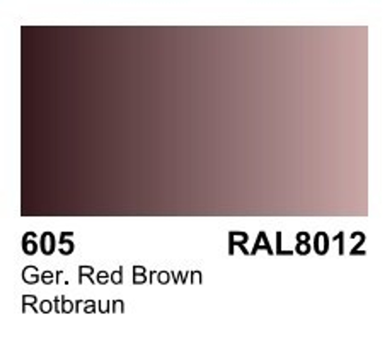 VLJ70605 - GERMAN RED BROWN RAL 8012   17ML