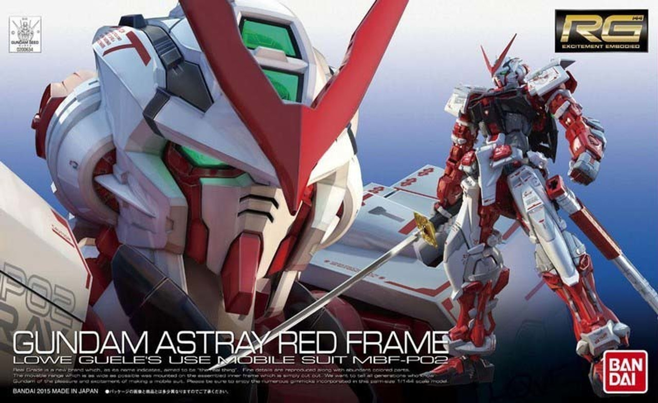 5061618 4573102616180 BANDAI Hobby RG 1/144 MBF-P02 Gundam Astray Red Frame  RG