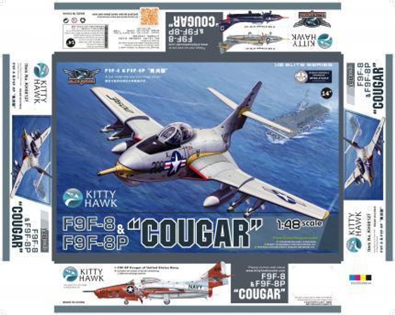 1/48 US Navy F9F8/8P Cougar Fighter 1/48 US Navy F9F8/8P Cougar Fighter
