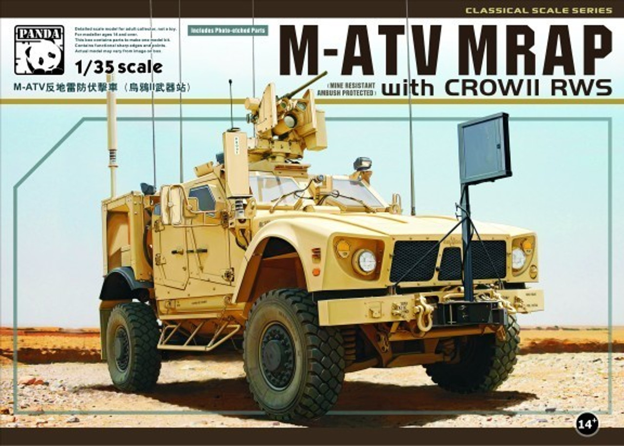 1/35 US Army M-ATV MRAP (Mine Resistant Ambush Protected) Vehicle w/Crow II RWS 1/35 US Army M-ATV MRAP (Mine Resistant Ambush Protected) Vehicle w/Crow II RWS