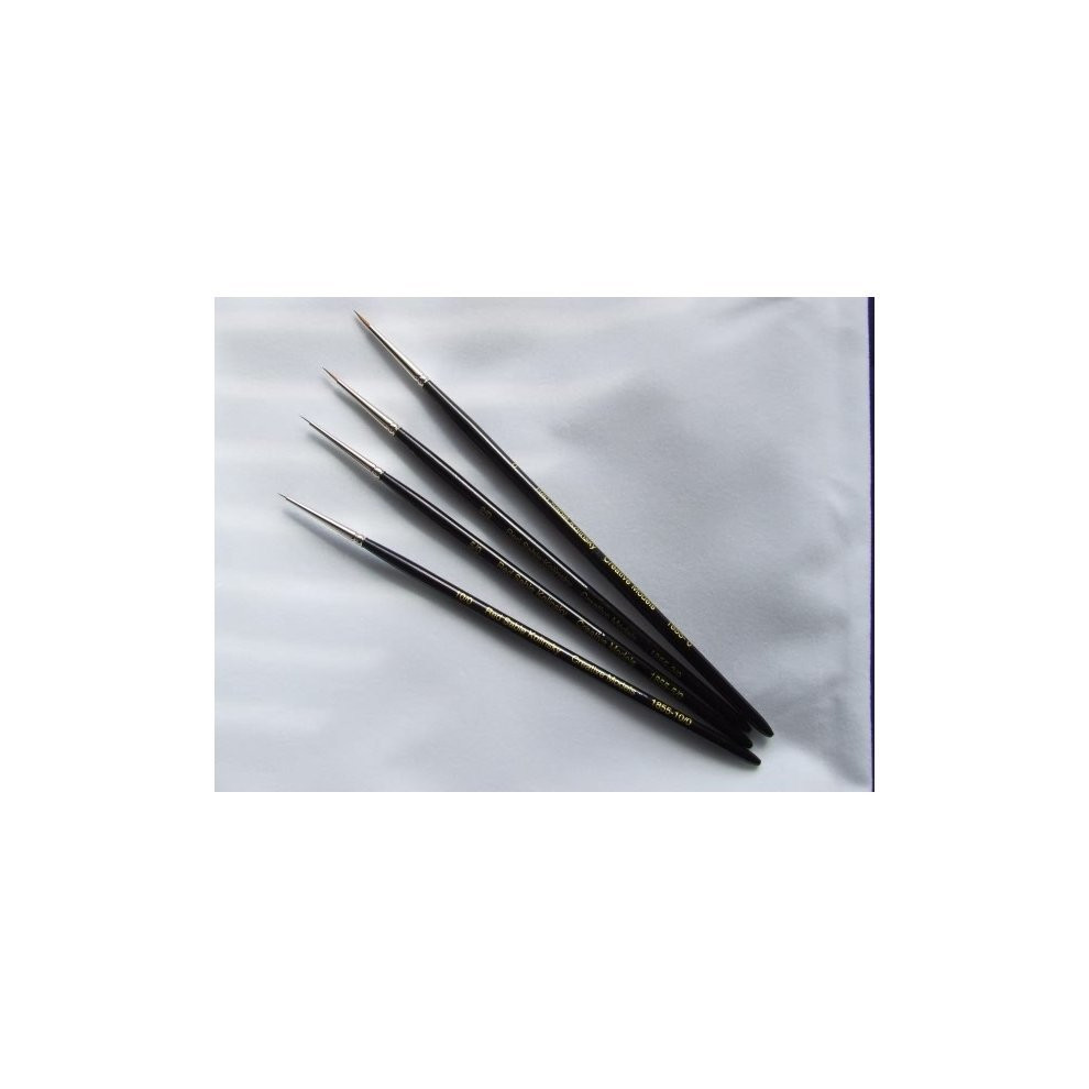 ABS58B Red Sable 3pc Brush Set 10/0-5/0-0