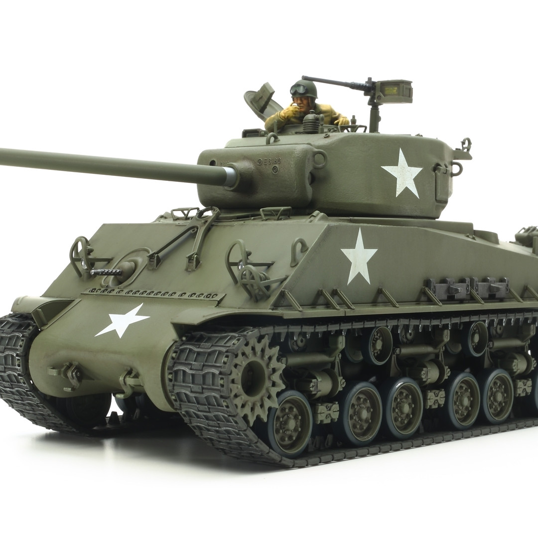 TAM35346 Tamiya 1/35 U.S. M4A3E8 Sherman Easy Eight (European Theater) Medium Tank Model Kit
