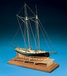 MS2027 PILOT BOAT Phantom 1868 Schooner Wood Kit  1:96 Scale