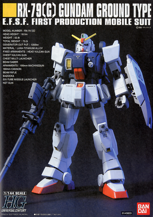 BAN149833  #79 RX-79[G] Gundam Ground Type "Gundam 08th MS Team" Bandai HGUC