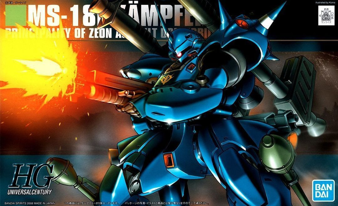 BAN2029268  HGUC 1/144 #89 MS-18E Kampfer "Mobile Suit Gundam 0080"