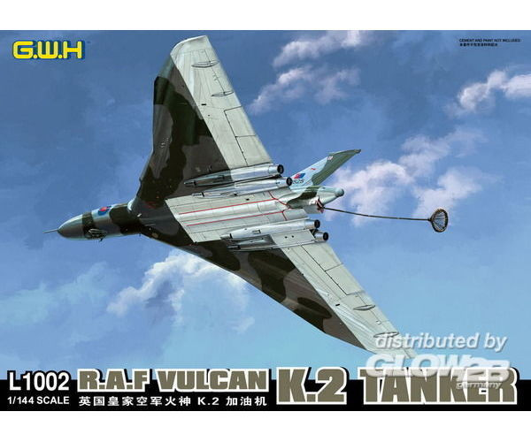 1002 RAF VULCAN K.2 TANKER 1:144
