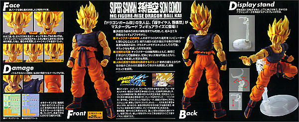 162391 Super Saiyan Son Goku "Dragon Ball Z", 1/8 Bandai MG Figurerise