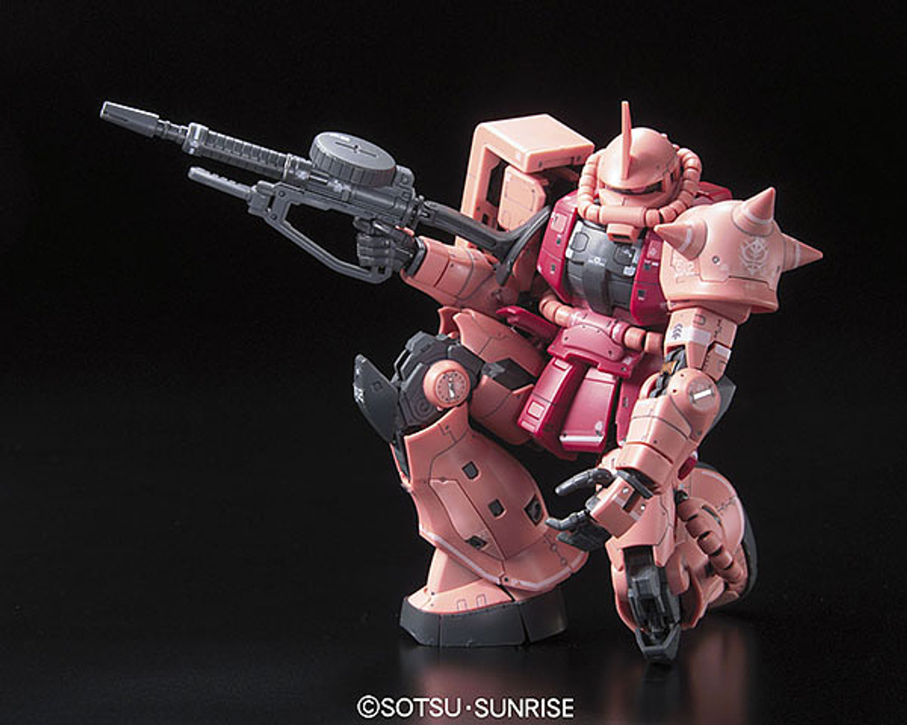 BAN2111406 Bandai RG #2 1/144 MS-06S Zaku II (Char Aznable's Custom) "Mobile Suit Gundam"