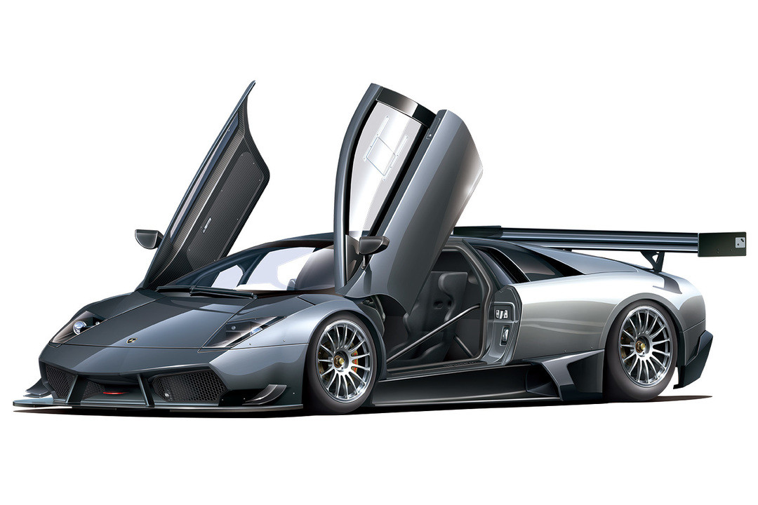 AOS63743 Lamborghini 2010 Murcielago R-SV Sports Car 1/24