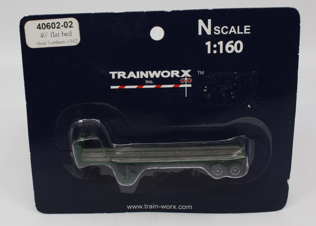 40602-2 N FLAT BED TRAILER GN