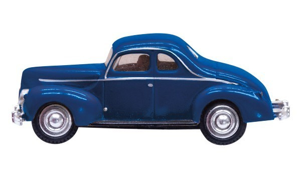 HO Just Plug Blue Coupe