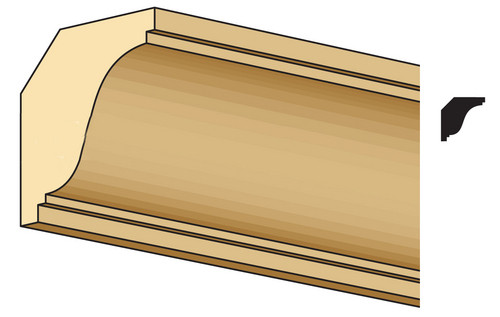 NEL0967 CROWN CORNICE 24"L