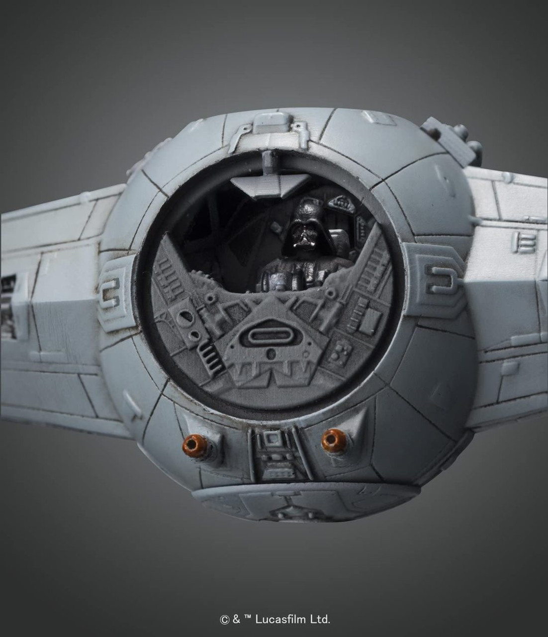 191407 Tie Advanced x1 "Star Wars", Bandai Star Wars 1/72 Plastic Model