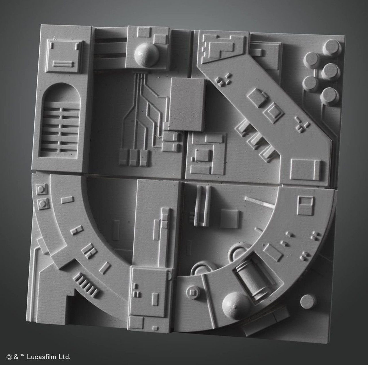 191407 Tie Advanced x1 "Star Wars", Bandai Star Wars 1/72 Plastic Model
