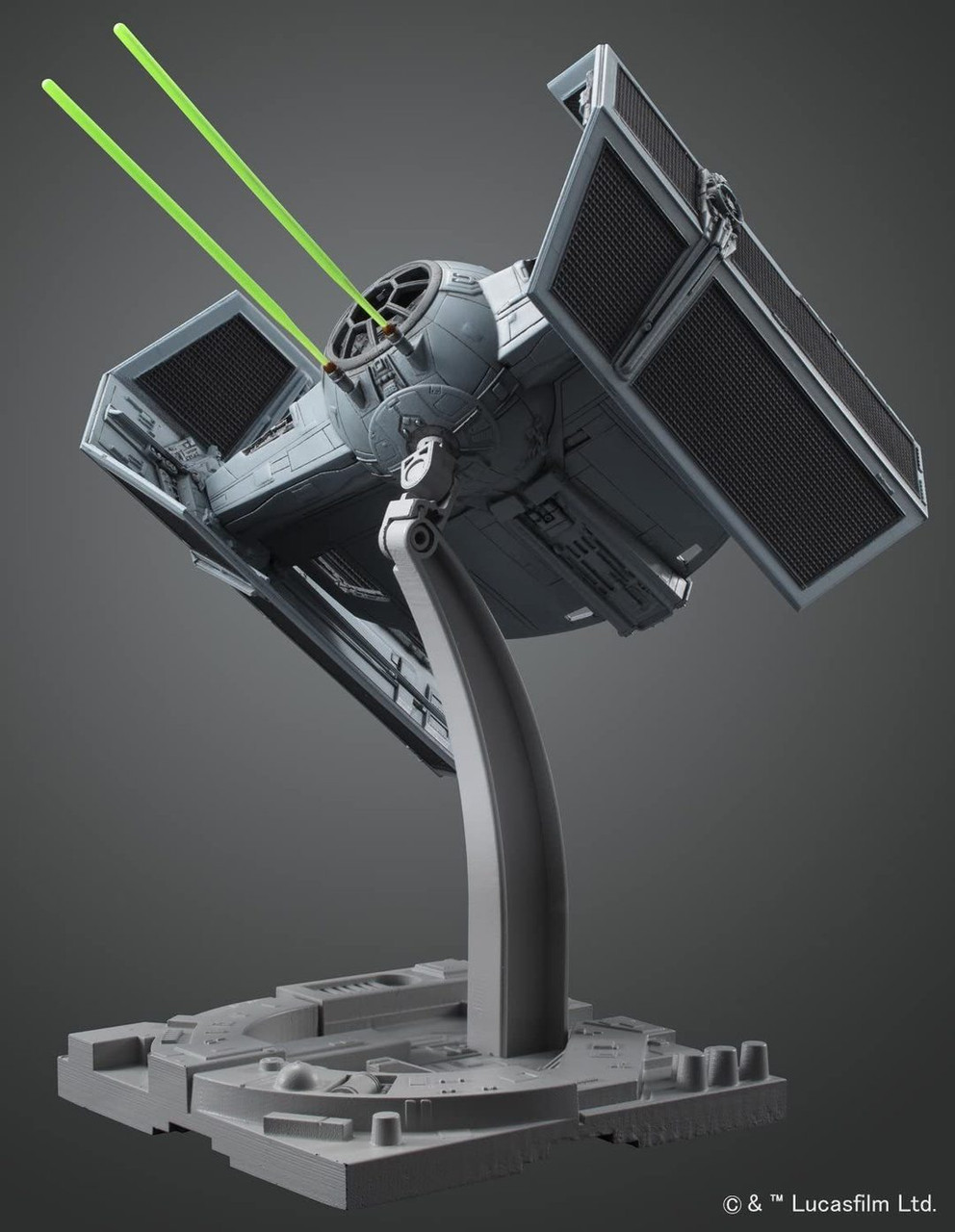 191407 Tie Advanced x1 "Star Wars", Bandai Star Wars 1/72 Plastic Model