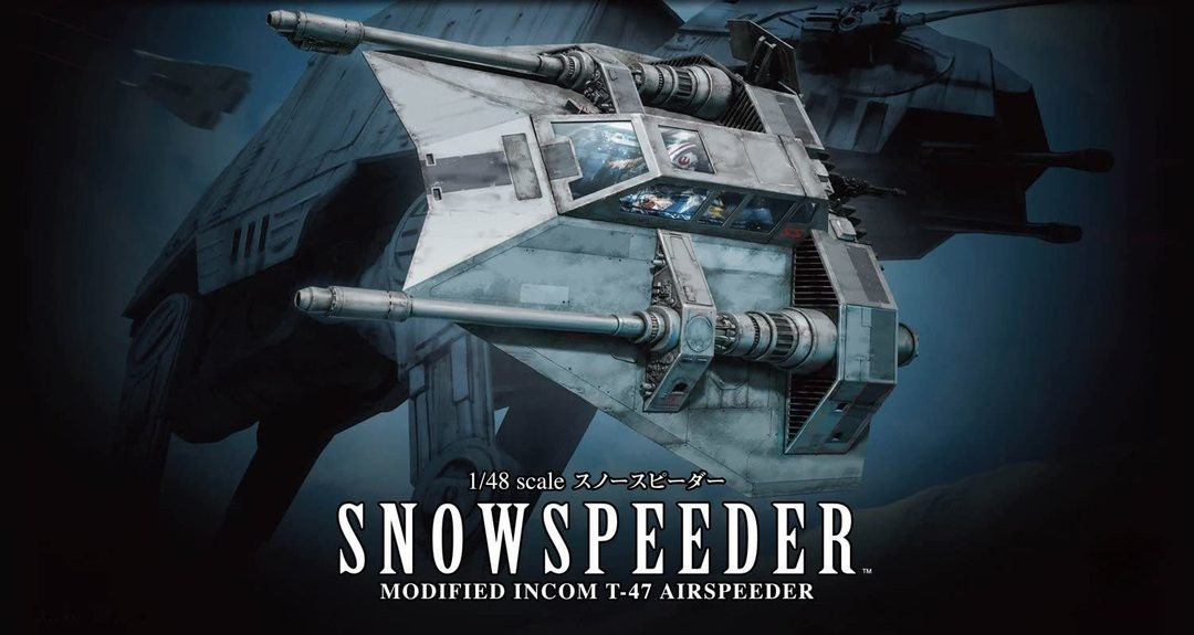 196692 	Snow Speeder "Star Wars", Bandai Star Wars 1/48 Plastic Model