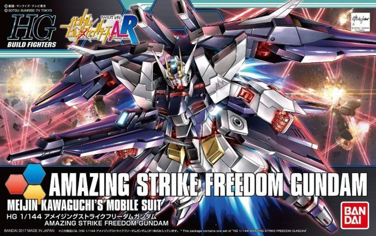 BAN2358030 HGBF 1/144 #053 Amazing Strike Freedom Gundam "Gundam Build Fighters", Bandai